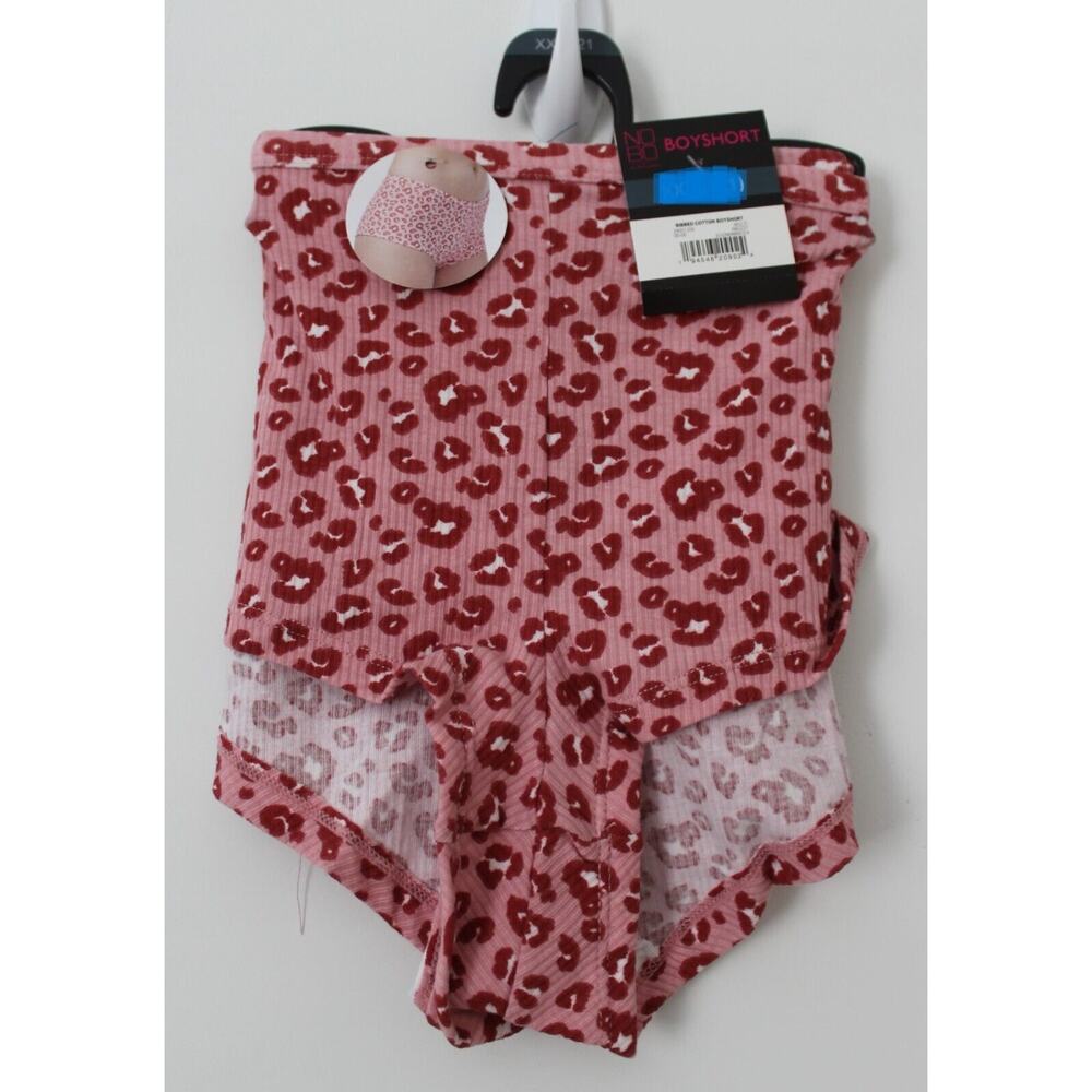 No Boundaries Women's Seamless Boyshort Panties Red Size XXXL NWT